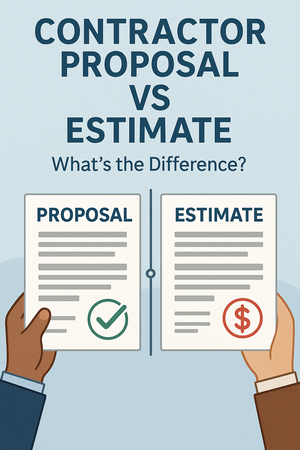 Contractor Proposal vs Estimate: What’s the Difference?
